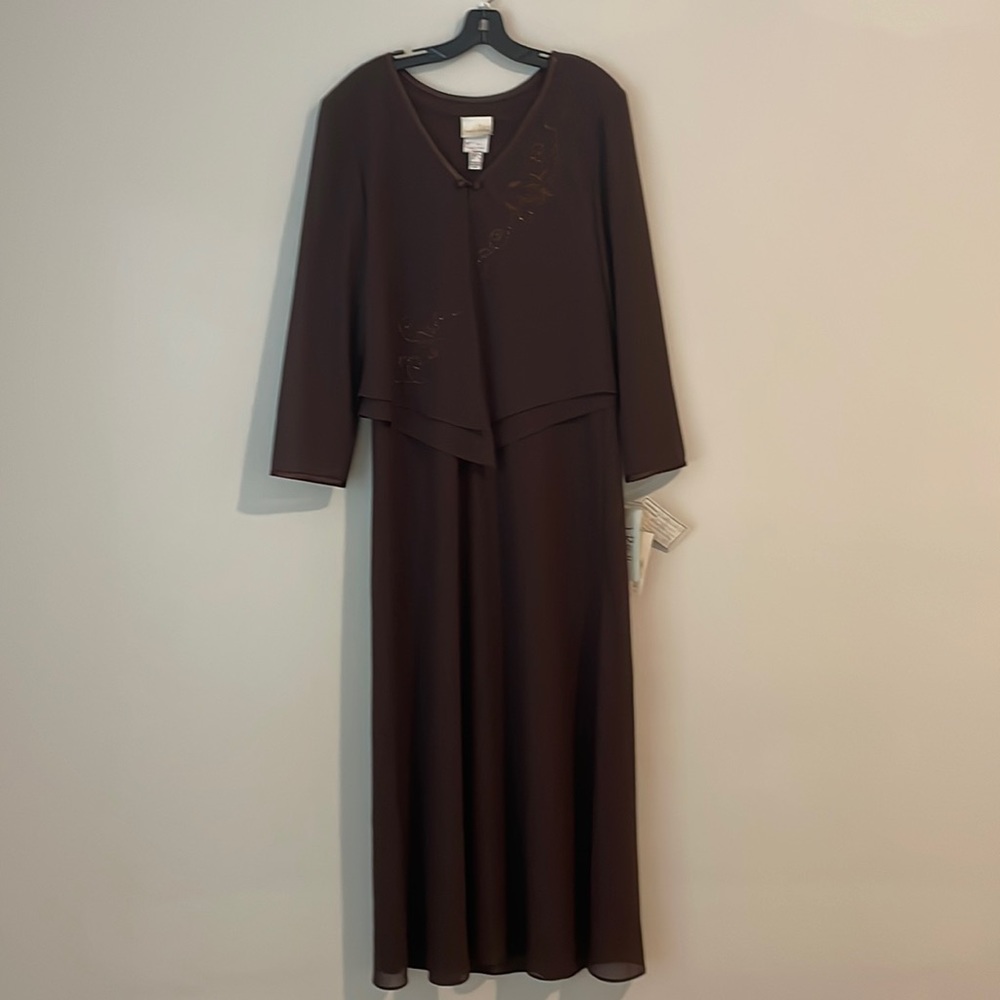 Joseph Ribkoff Brown Formal Dress